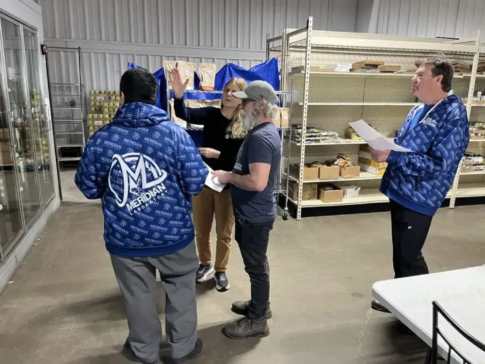 Meridian team Reviewing